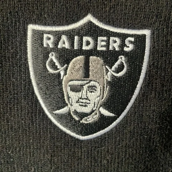 NWT NFL Raiders Tommy Bahama small jacket pull over sweatshirt